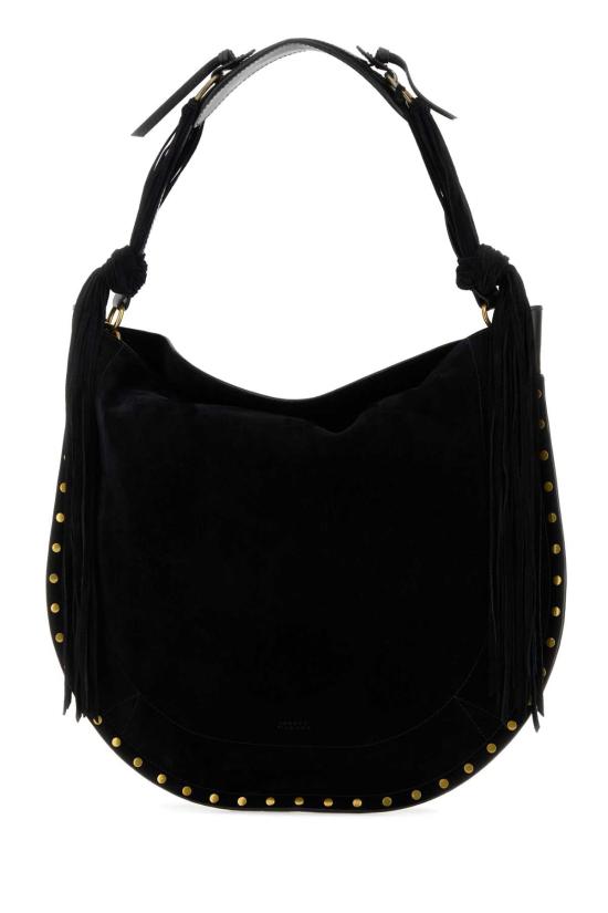 26SS 이자벨마랑 오스칸 호보 소프트 백프린지 PP0200FGD2C17M 01BK BLACK - ISABEL MARANT