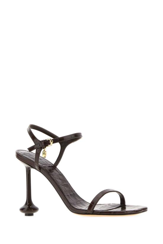 26FW 로에베 힐/펌프스 LLST465X04 DARKBROWN - LOEWE