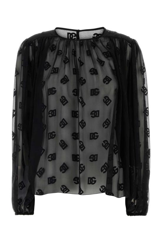 25FW 돌체앤가바나 블라우스 F7AD3TFJTBR N0000 BLACK