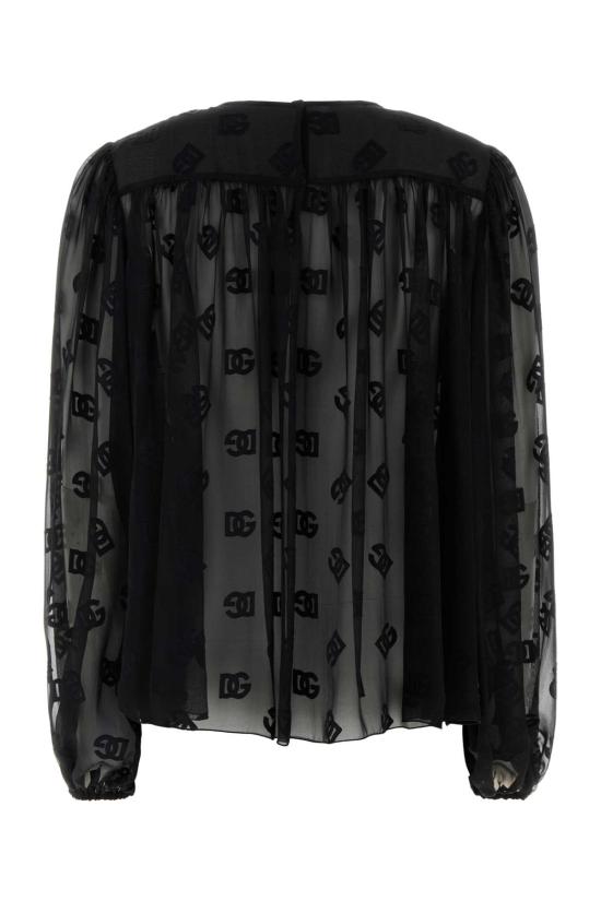 25FW 돌체앤가바나 블라우스 F7AD3TFJTBR N0000 BLACK - DOLCE & GABBANA