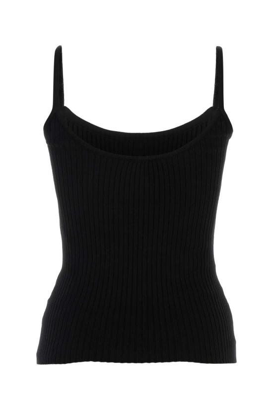 쿠레쥬 니트웨어 PERMDE012FI0001 9999 BLACK - COURREGES