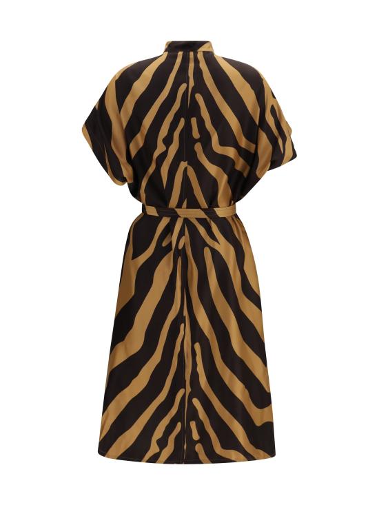 26SS 살바토레 페라가모 원피스 790763 674 CAMEL - SALVATORE FERRAGAMO