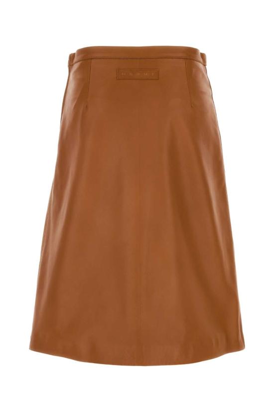 26SS 마르니 스커트 GOMX0840SUULA767 00M07 BROWN - MARNI