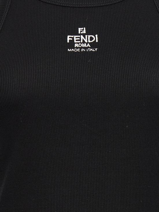 26SS 펜디 민소매 티셔츠 FE254885BM BLACK - FENDI