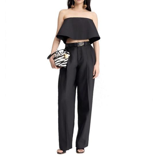  자크뮈스 스트레이트 팬츠 JA 9137705615572 BLACK - JACQUEMUS
