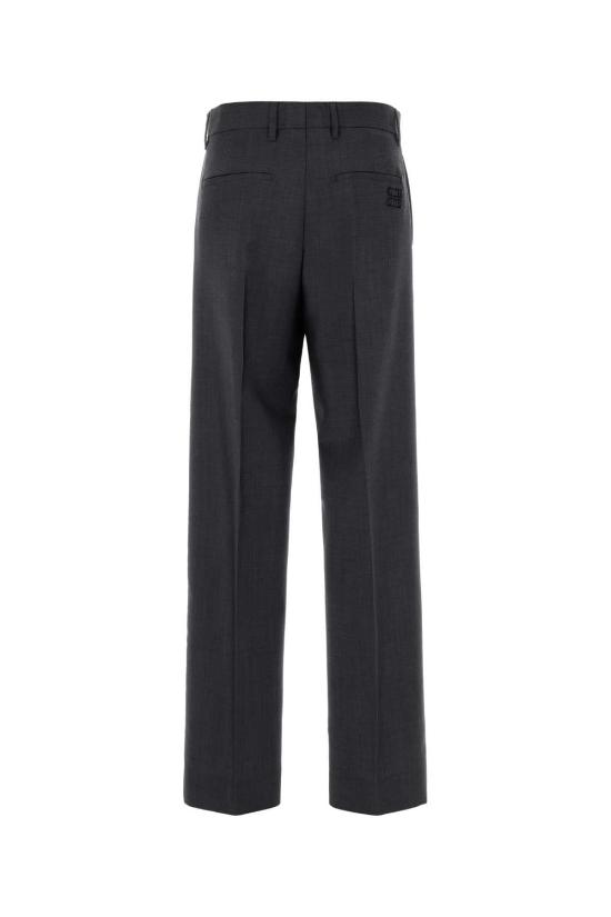 26SS 미우미우 스트레이트 팬츠 MP1990SOOO12I1 F0308 GRAY - MIU MIU