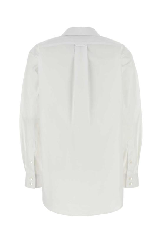  구찌 넥 스트랩 헤비 코튼 포플린 셔츠 816061Z7ADR 9000 WHITE - GUCCI