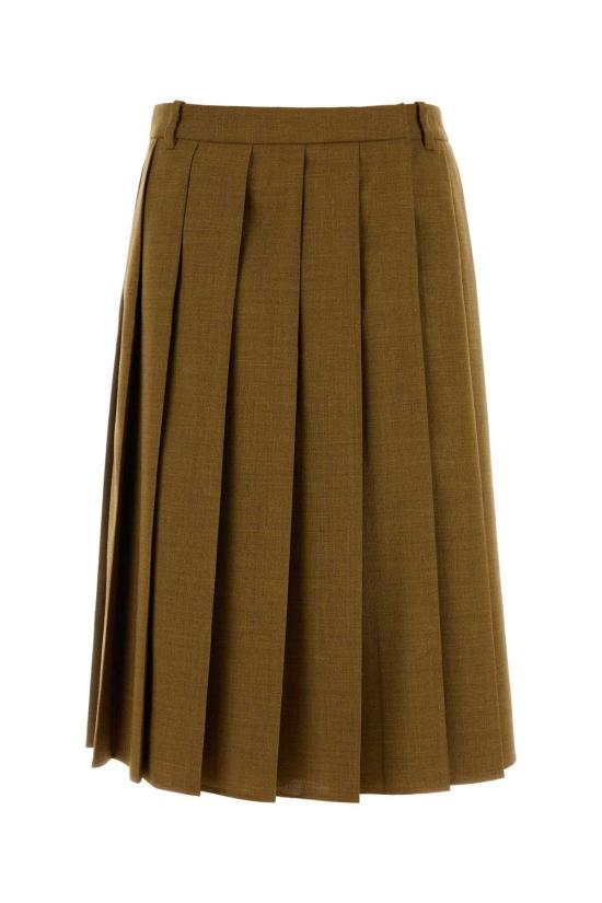 26FW 프라다 스커트 P10C6SOOO6011 F0401 BROWN