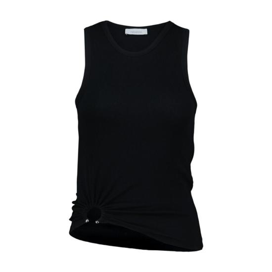 26SS 파코라반 민소매 티셔츠 CONFIG PAC025014 BLACK - PACO RABANNE