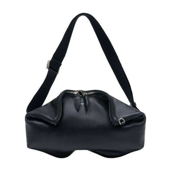 26SS 알렉산더 맥퀸 클러치/파우치 AMQ025027 BLACK
