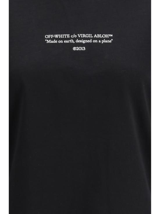 26SS 오프화이트 폴로 티셔츠 2AA124S26JER006 W003 BLACK - OFF WHITE