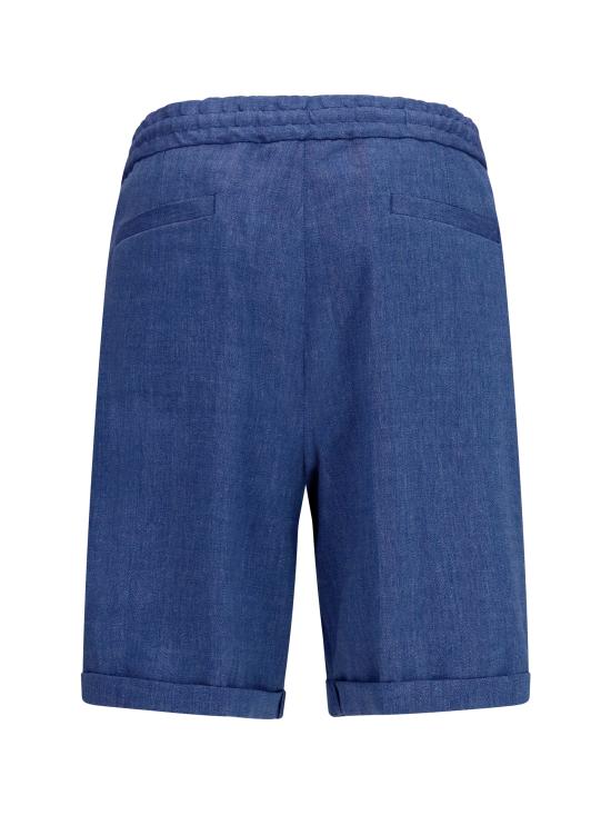 26SS 브루넬로 쿠치넬리 숏팬츠 MZ408U0020 C025 BLUE - BRUNELLO CUCINELLI