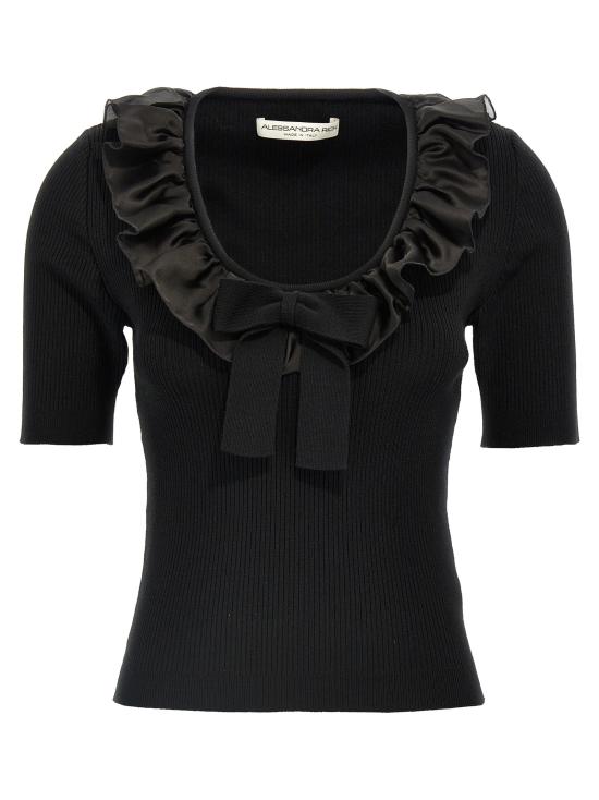  알레산드라리치 폴로 티셔츠 AL304339BM BLACK