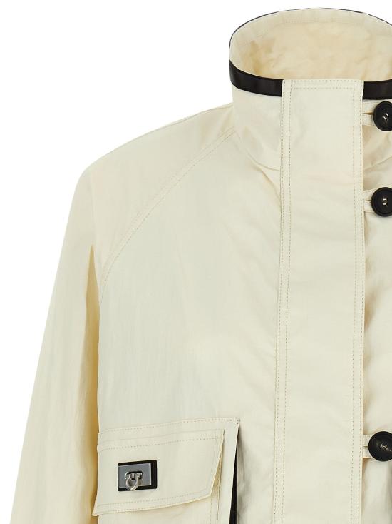 26SS 살바토레 페라가모 자켓 FE332488BM WHITE - SALVATORE FERRAGAMO