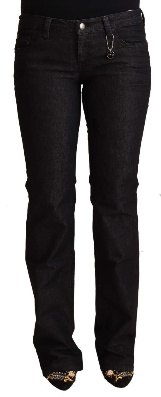  커스텀네셔널 데님 팬츠 PAN70736 BLACK