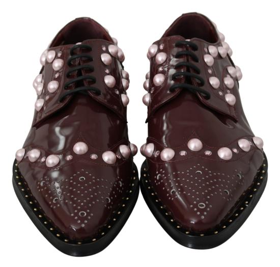  돌체앤가바나 플랫 슈즈 LA6911 BORDEAUX - DOLCE & GABBANA