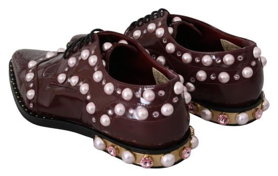  돌체앤가바나 플랫 슈즈 LA6911 BORDEAUX - DOLCE & GABBANA