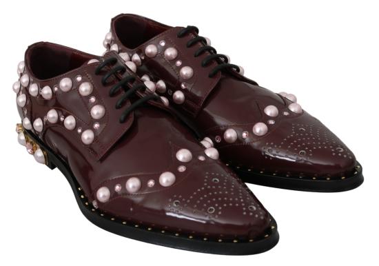  돌체앤가바나 플랫 슈즈 LA6911 BORDEAUX - DOLCE & GABBANA