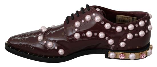  돌체앤가바나 플랫 슈즈 LA6911 BORDEAUX - DOLCE & GABBANA