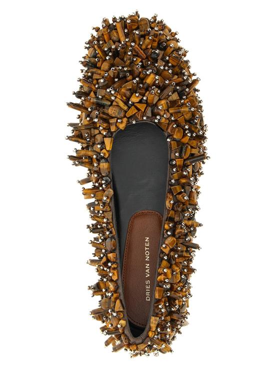 25FW 드리스 반 노튼 플랫 슈즈 DR322326BM BROWN - DRIES VAN NOTEN
