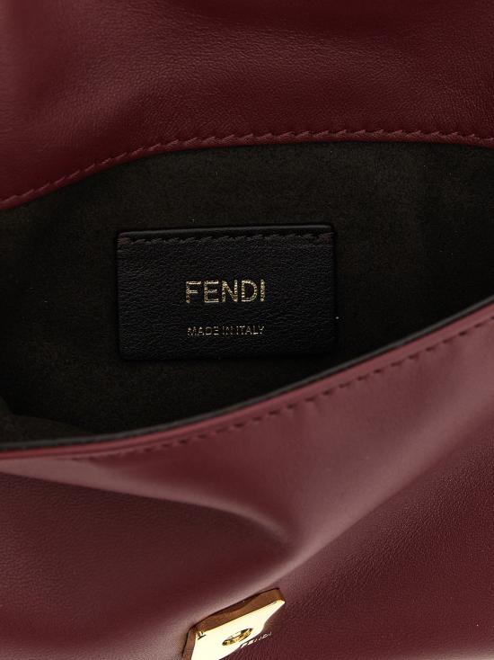 26SS 펜디 클러치/파우치 FE325416BM BURGUNDY - FENDI