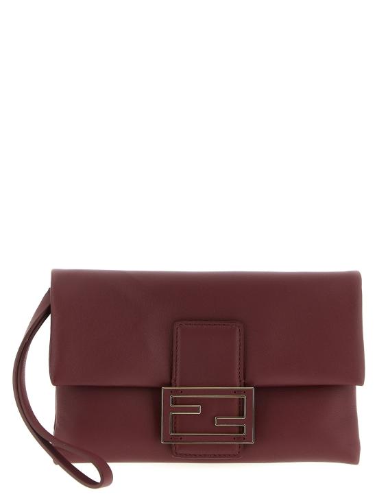 26SS 펜디 클러치/파우치 FE325416BM BURGUNDY