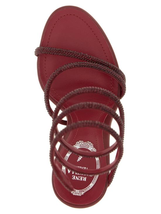 26FW 르네 카오빌라 힐/펌프스 RE335865BM BORDEAUX - RENE CAOVILLA