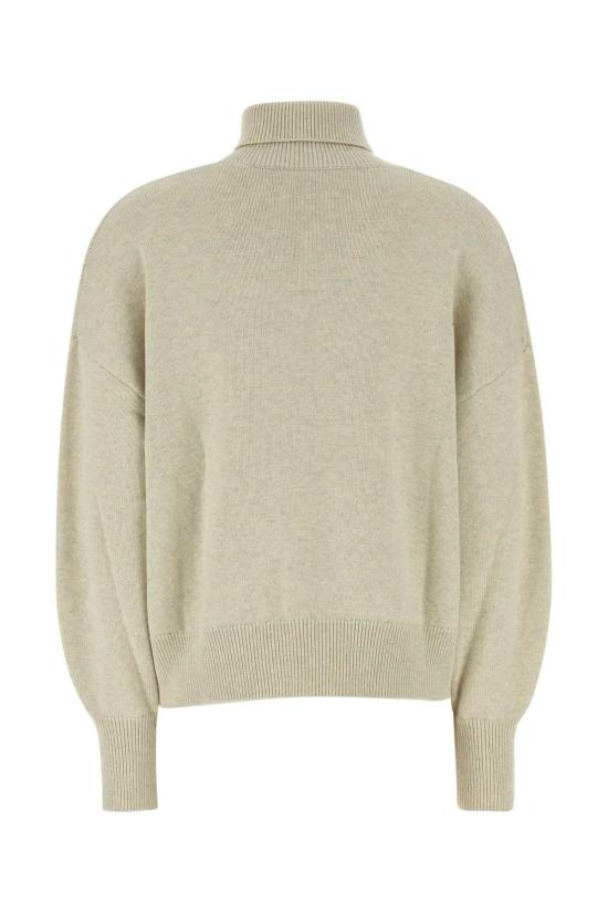 26FW 이자벨마랑에뚜왈 나샤 울 코튼 스탠드업 칼라 스웨터 PU0663FAC1L17E 02LY GRAY - ISABEL MARANT ETOILE