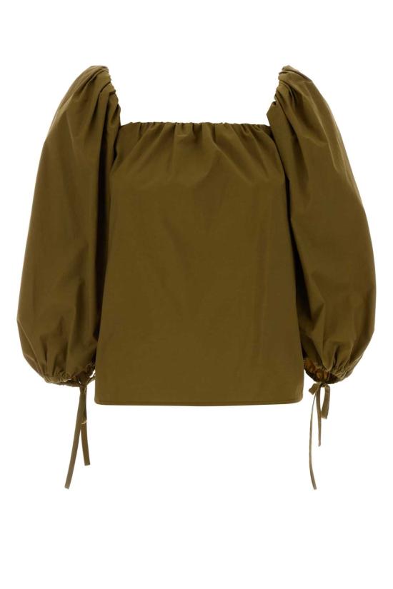 26SS 생로랑 블라우스 870384Y9J07 3396 GREEN
