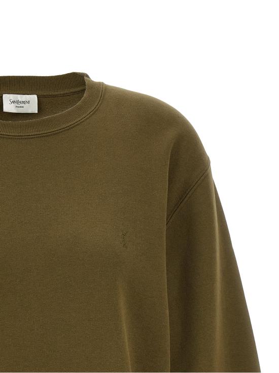 26SS 생로랑 긴팔 티셔츠 SA333871BM GREEN - SAINT LAURENT