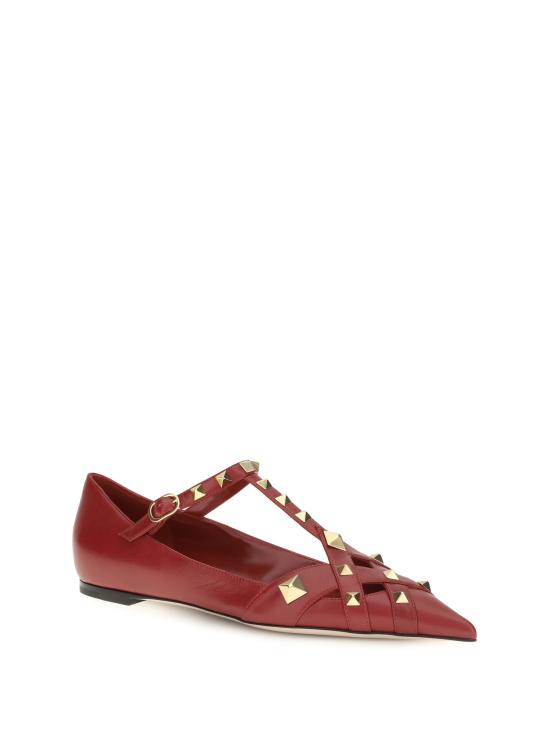 26FW 발렌티노 가라바니 플랫 슈즈 9W2S0PQ9JYW BGN RED - VALENTINO GARAVANI
