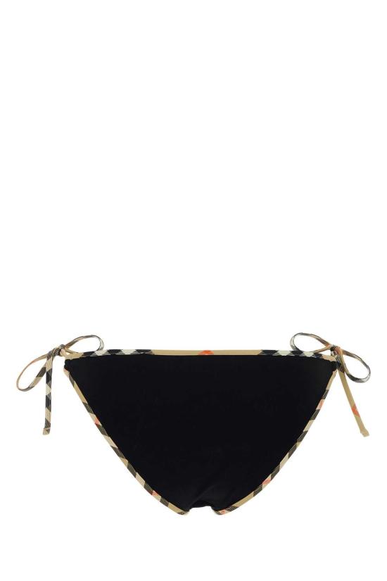 26SS 버버리 체크 트림 비키니 브리프 8118812 A1189 BLACK - BURBERRY
