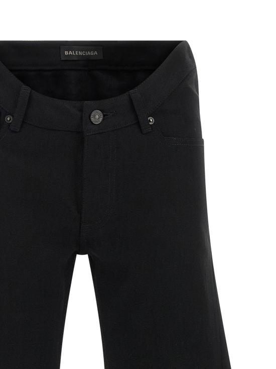 25FW 발렌시아가 데님 팬츠 BA320530BM BLACK - BALENCIAGA