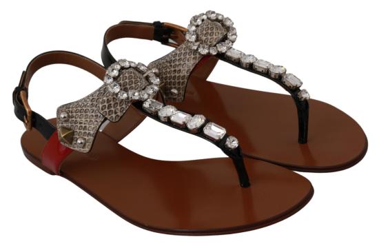  돌체앤가바나 샌들 LA6458 BROWN - DOLCE & GABBANA