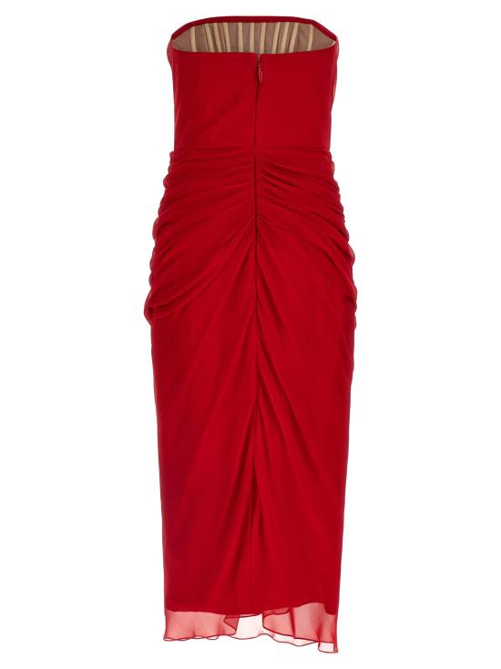 26SS 캐롤리나 헤레라 원피스 CA330372BM RED - CAROLINA HERRERA