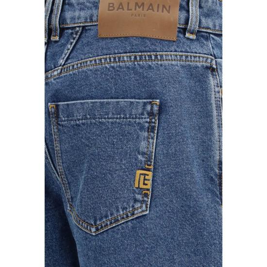 26FW 발망 데님 팬츠 BAHF1MI052DG086EXBB BLUE - BALMAIN