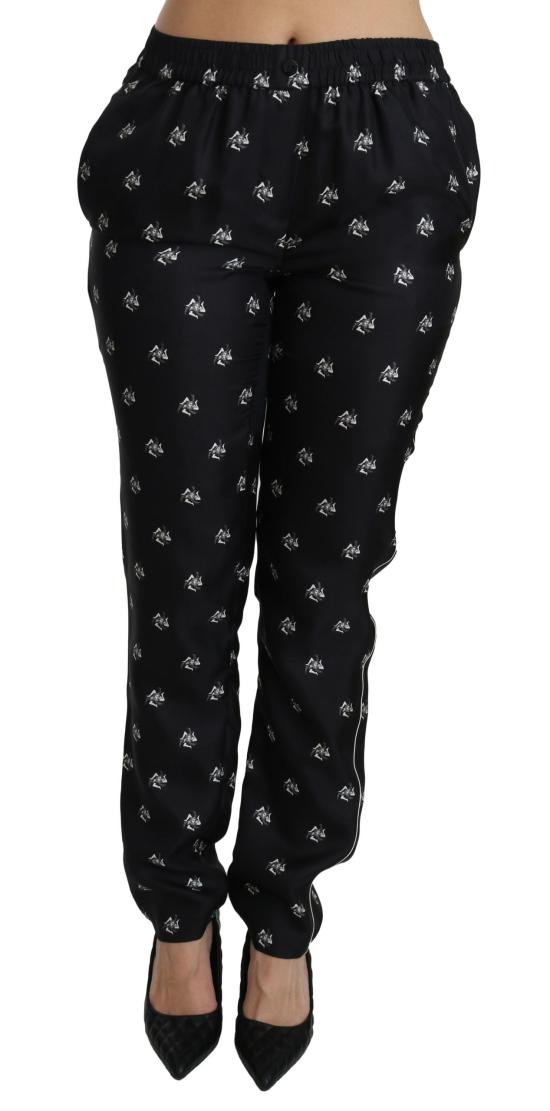  돌체앤가바나 스트레이트 팬츠 PAN70866 BLACK - DOLCE & GABBANA