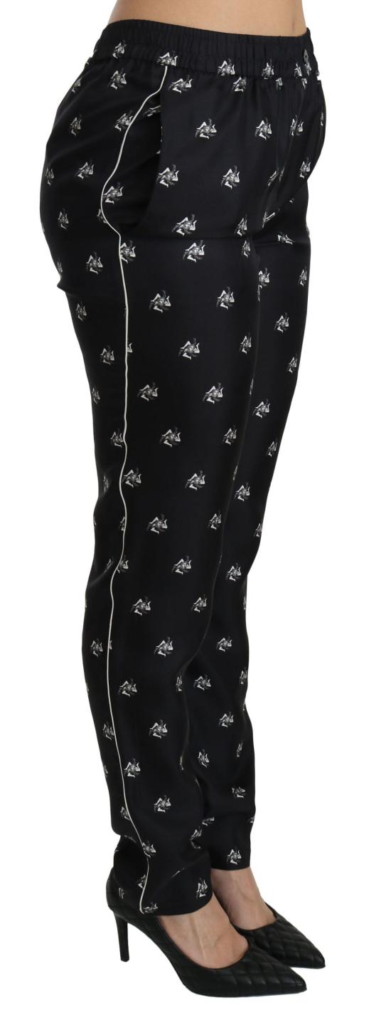  돌체앤가바나 스트레이트 팬츠 PAN70866 BLACK - DOLCE & GABBANA