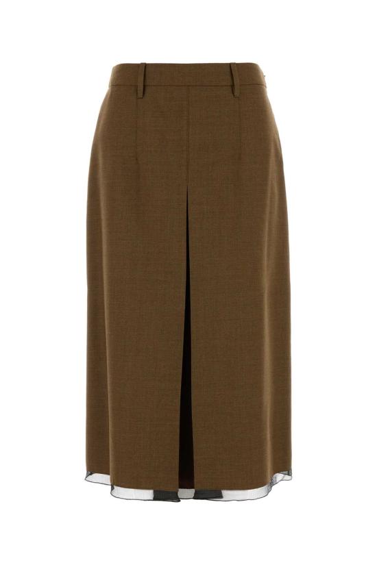 26FW 프라다 스커트 P10A9SOOO1PSW F0005 BROWN