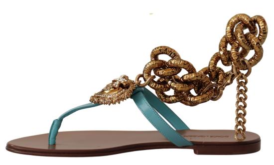  돌체앤가바나 플랫 슈즈 LA9765 BLUE - DOLCE & GABBANA
