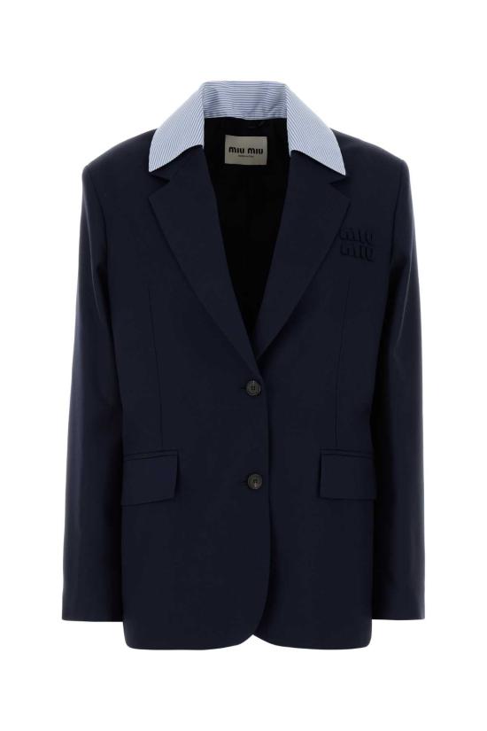 26SS 미우미우 자켓 MH1974SAM116E8 F0216 NAVY