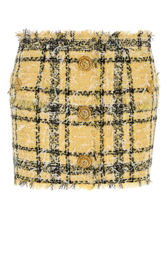 26SS 발망 스커트 GF1LBB42XL73 AAA YELLOW