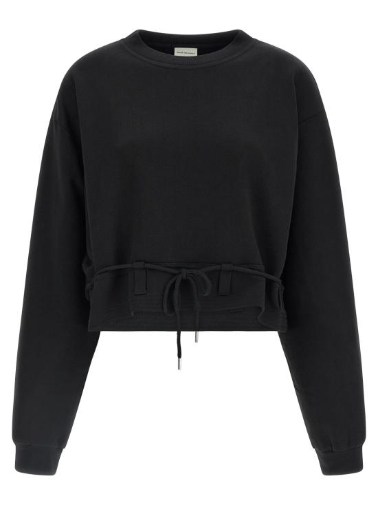 26FW 드리스 반 노튼 긴팔 티셔츠 DR339475BM BLACK