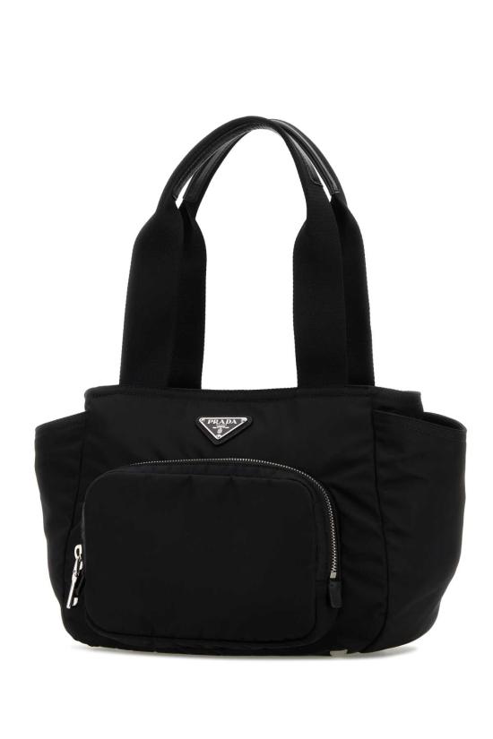 26FW 프라다 리나일론 토트백 1BG582RV44 F0002 BLACK - PRADA