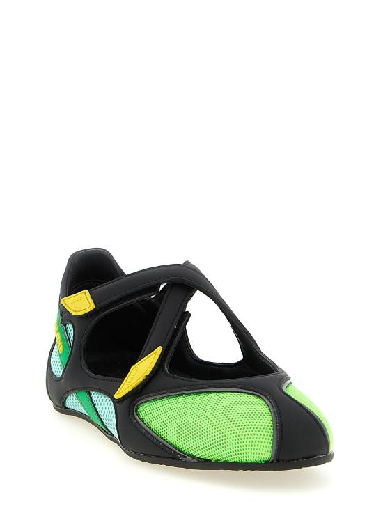 26SS 디 아티코 플랫 슈즈 TH326235BM GREEN - THE ATTICO