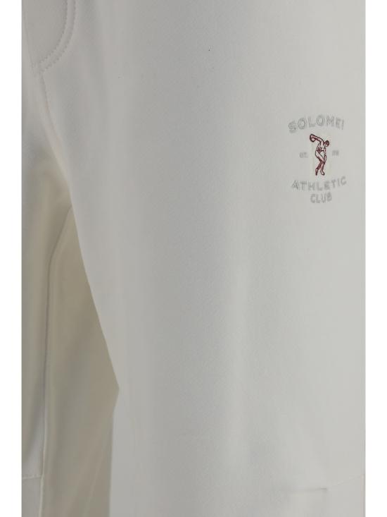 26FW 브루넬로 쿠치넬리 스트레이트 팬츠 MM8263388G CA819 WHITE - BRUNELLO CUCINELLI