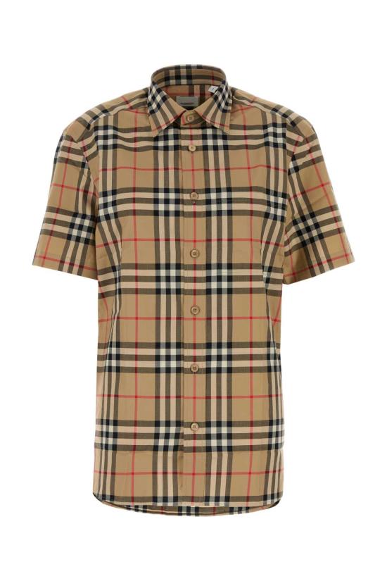 26SS 버버리 체크 코튼 셔츠 8079587 A7028 BEIGE