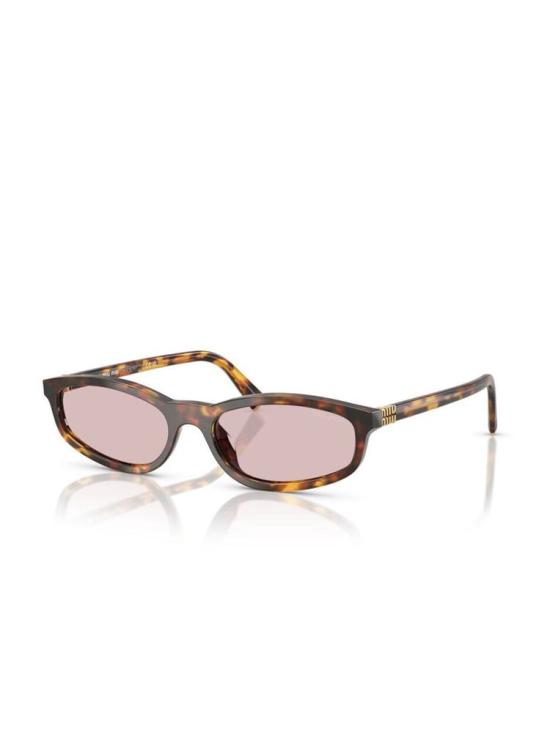 26SS 미우미우 오벌 프레임 선글라스 0MU A06S 14L4I0 54 Miu Miu TORTOISE - MIU MIU
