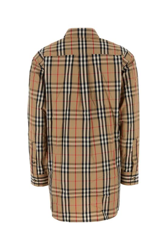 26FW 버버리 체크 긴팔 셔츠 8111851 A7028 BEIGE - BURBERRY