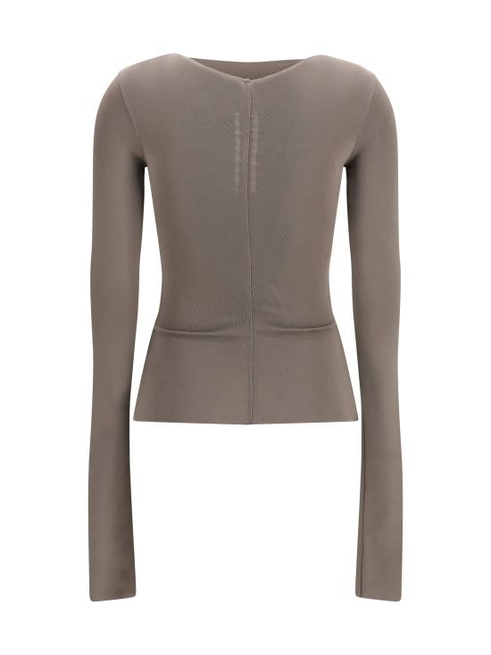 26SS 릭 오웬스 블라우스 RO01F6277JSV 34 GRAY - RICK OWENS